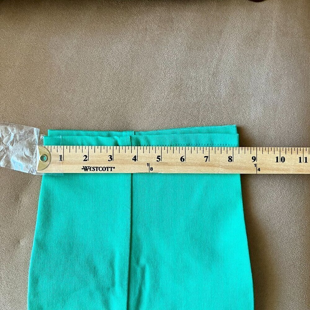 Isaac Mizrahi Live! 24/7 Stretch Cropped Pull-On Pants Shamrock green NWOT - Picture 9 of 11